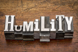 humility, self recrimination, anger